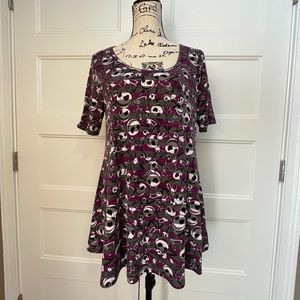 LuLaRoe Nightmare before Christmas short sleeve small tunic